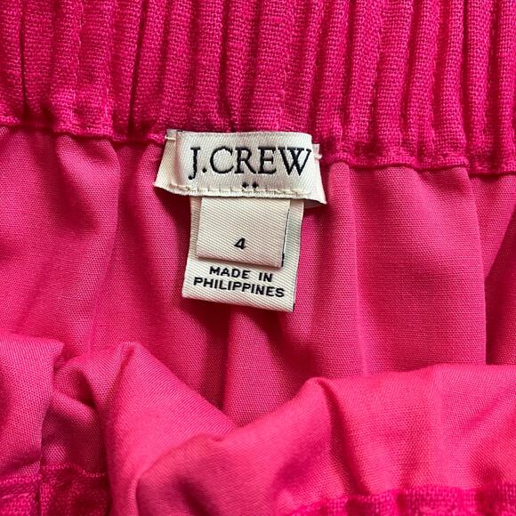 Hot pink scalloped hem short skirt J.Crew Factory preppy light academia - Picture 5 of 5